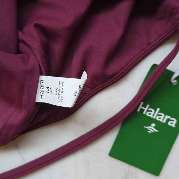 NWT Halara Breezeful Backless side invisible zipper pockets wideleg jumpsuit med - Picture 14 of 16